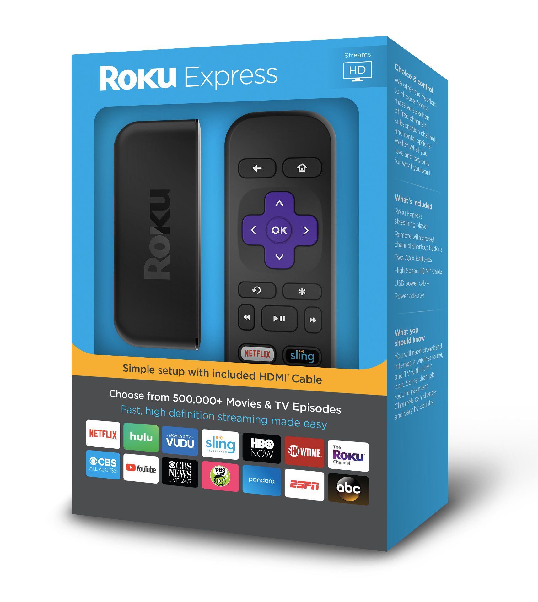 Roku Express HD Streaming Media Player 2019 - image 4 of 6