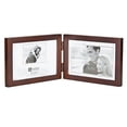 thumbnail image 2 of Concepts Series Wood Frame for 4x6" Double Horizontal Photograph, Walnut, 2 of 2