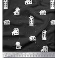thumbnail image 1 of Soimoi Gray polyester Crepe Fabric House Architectural Decor Fabric Printed Yard 52 Inch Wide, 1 of 5