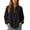 *Black, variant on VBVC Women's Quarter Zip Stand Collar Sweatshirt , Ladies' Drop Shoulder Pullover Top , Casual Long Sleeve Shirts For Women,Army Green,S-2XL