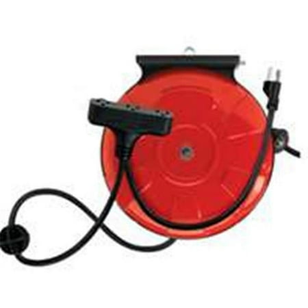 48006 3 Outlet Cord Reel Powerblock