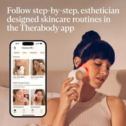 TheraFace PRO Face Massager by Therabody | 8-in-1 Compact and Powerful Facial Device | White