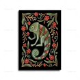 thumbnail image 1 of Pintura en lienzo de arte Retro, cuadro de insecto, murciélago, pavo real, pájaro, miel, abeja, polilla, camaleón, Possum, Rana, póster, imagen para habitación de niños, decoración de pared del hogar, 1 of 4