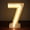 7, variant on Light Up Letters,Warm White Alphabet Letters, Battery & USB Powered Customizable Marquee Lights for Wall Decor, Home, Bar, Wedding & Gift