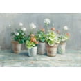 thumbnail image 2 of Nai, Danhui 14x11 White Modern Wood Framed Museum Art Print Titled - Farmhouse Geraniums, 2 of 4