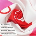 thumbnail image 4 of Valentines Day Shower Curtain Pink Red Heart Shower Curtains Waterproof Fabric Bath Curtains with 12 Hooks for Valentine''s Day Home Bathroom Decor, 72 x 72 Inches, 4 of 7