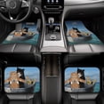 thumbnail image 7 of Yiaed Two Brave Cats Are Floating On The Sea Iceberg Print Carpet Floor Mats for Cars, Auto Accessories Front & Rear Car Floor Mats Car Floor Foot Mat Sets of 4 Pieces, 7 of 7