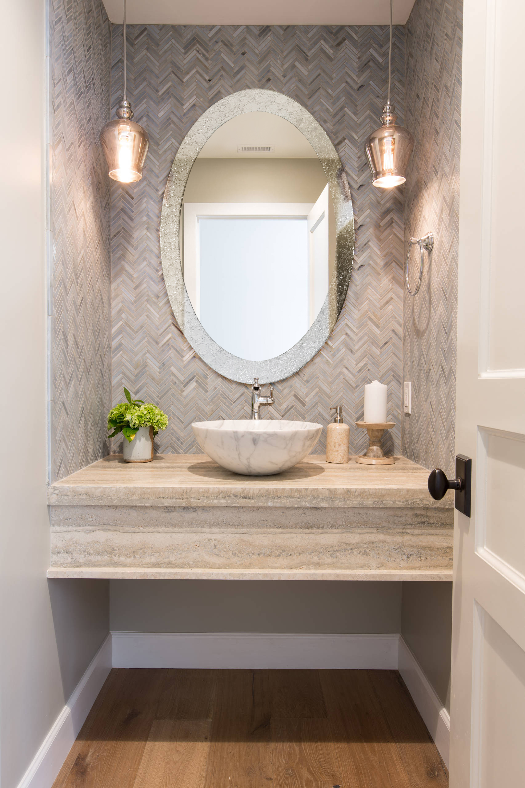Decor Wonderland 31.5" x 23.6" Silver Modern Frameless Mirror