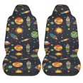 thumbnail image 1 of LAKIMCT Space Rockets Comet Planets Car Seat Covers Vehicle Front Seat Covers Universal Fit Seat Protector, 1 of 9