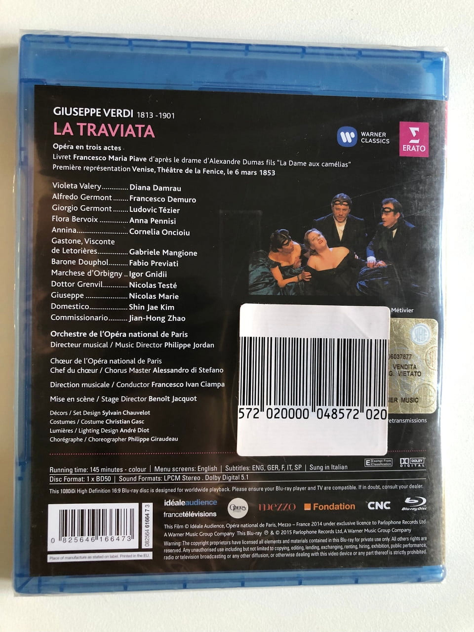 La Travita (Blu-ray), Erato, Music & Performance - Walmart.com