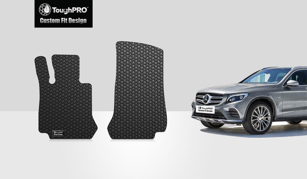ToughPRO Floor Mat Accessories Two Front Mats Compatible with 2020 MercedesBenz GLC300 All
