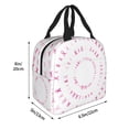 thumbnail image 2 of Pofeuu Breast Cancer Awareness (4) Print Lunch Bag Lunch Box Large Capacity Insulated Lunch Bag for Adult, Leakproof Reusable Lunch Tote Bags for Work, 2 of 5
