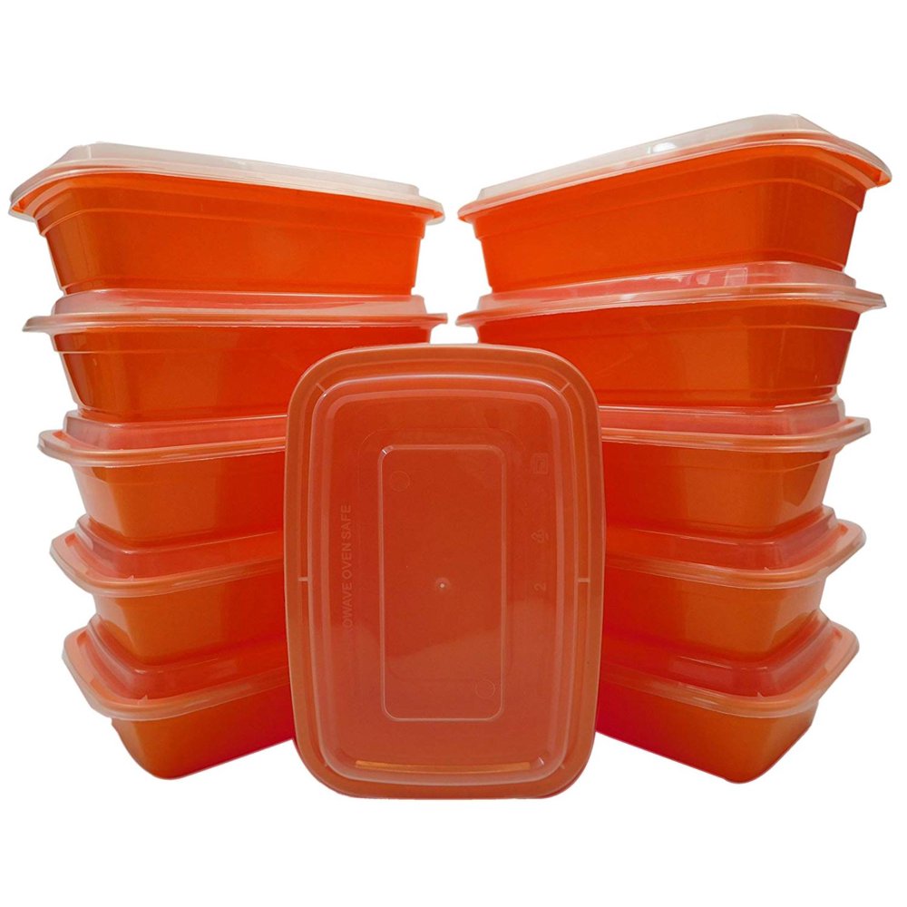 Table To Go 240Pack Bento Lunch Boxes with Lids (1 Compartment/ 34 oz