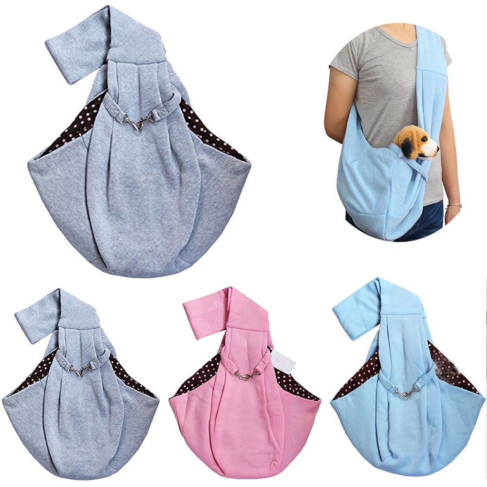 EIMELI Dog and Cat Sling Carrier, Hands Free Reversible Pet Papoose