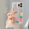 thumbnail image 3 of Compatible with iPhone 14 Case Clear 6.1 Inch (2022) with Flower Cute Strawberry Lace Design for Girls Woman TPU Protective Slim Shockproof Floral Case for iPhone 14, 3 of 5
