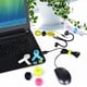 thumbnail image 3 of 20 bridas para cables multifuncionales con cierre de velcro reutilizables (color aleatorio), 3 of 7