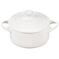 thumbnail image 1 of Le Creuset Gres Mini Cocotte Redondo, 14 oz, Blanco Le Creuset Le Creuset, 1 of 2