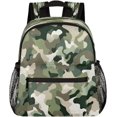 thumbnail image 1 of 12inch Backpack Camo Pattern Mini Whistle Preschool Daypack Travel Bookbag for Backpacks, 1 of 7