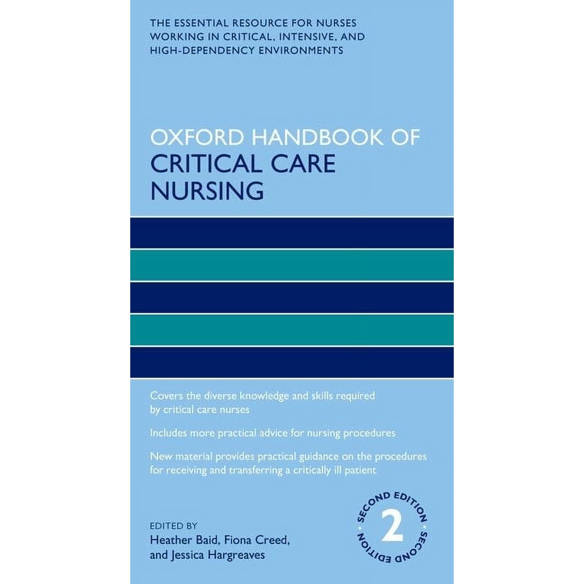 Oxford Handbooks in Nursing Oxford Handbook of Critical Care Nursing, (Paperback)