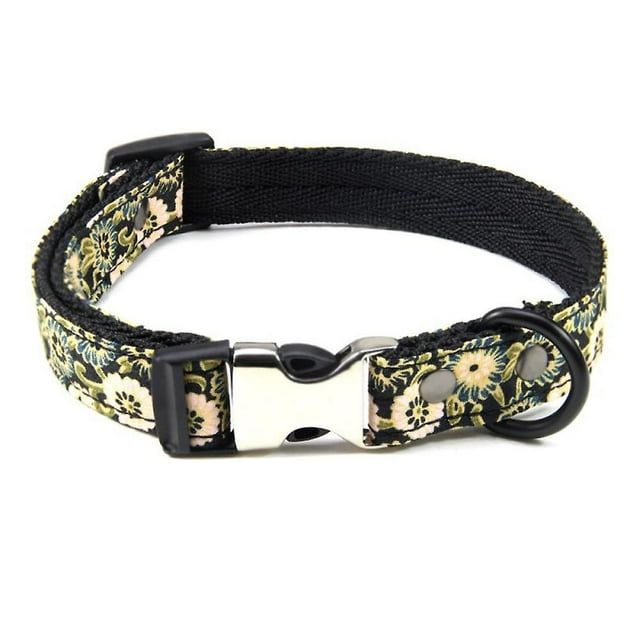 Collares duraderos para perros medianos y pequeños: material de nailon grueso y herrajes