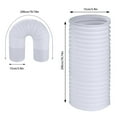 GARENAS Portable Portable Air Conditioner Exhaust Pipe with Built in