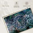 thumbnail image 6 of Elephant Stock Sacred Mandala Symbol Wall Art - Horizontal Canvas Wall Art - Living Room Wall Decor - Decor Elements Canvas - Teal And Purple Decor - 48" x 32", 6 of 8