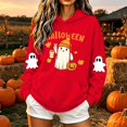 thumbnail image 2 of Fewfanhot Womens Sweatshirt Funny Graphic Long Sleeve Halloween Holiday Sweatshirt for Halloween Gifts Ideal for Party & Daily Wear, 2 of 5