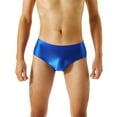 thumbnail image 1 of Ketyyh-chn99 Men's Boxer Briefs Trunks Underpants Solid Color Stretch Boxer Briefs 2024 Blue,2XL, 1 of 3