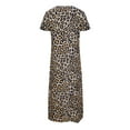 thumbnail image 4 of Vestido de Verano para Mujeres Impresión de Leopardo Manga Corta Vestido de Moda Sexy, Vestido de Verano Corto para Ocasional Y Fiesta, 4 of 6