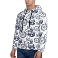 thumbnail image 2 of Hoodies for Men - Bike Pattern Exotic Long Sleeve Comfrt Men'S Fashion Hoodies & Sweatshirts, Sweatshirts for Men Hoodies Pullover Clothing Clothes with Pouch, 2 of 7