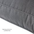 thumbnail image 5 of Sunbrella 2-Piece Outdoor Deep Seat Cushion Set in Canvas Coal, 5 of 9