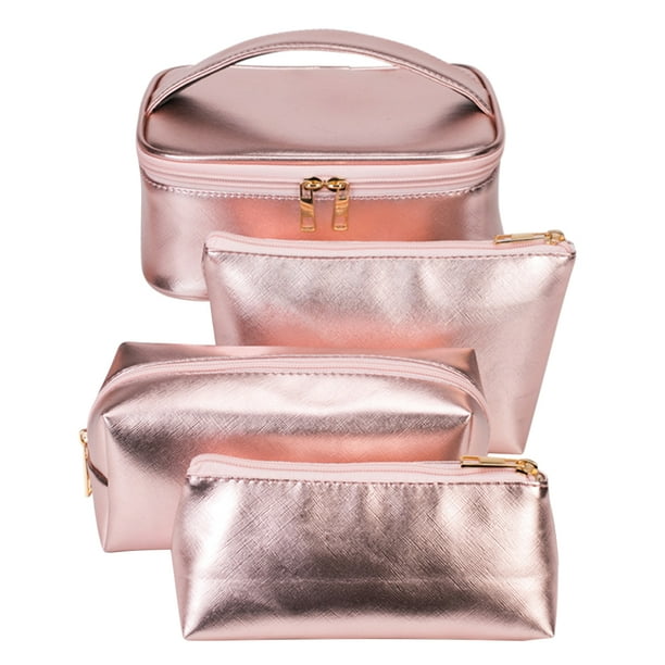 1 Juego de bolsas de cosméticos impermeables, bolsas de almacenamiento de maquillaje de viaje, bolsas de aseo