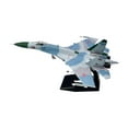 thumbnail image 1 of Modelo SU27 a escala 1:100, modelo de avión de aleación, juguete coleccionable, avión simulado para el hogar, dormitorio, aviación,, 1 of 9