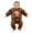 Brown, variant on Ruyang Toddler 2 Piece Outfit Flannel Cute Animal Embroidery Long Sleeve Pullover Solid Plush Pants Sets Baby Autumn Winter Thermal Clothes