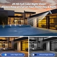 thumbnail image 2 of Jqimn 2K Security Cameras Wireless Outdoor, 2.4G WiFi Battery Powered Camera for Home Surveillance, AI Motion Detection, Spotlight & Siren Alarm, Color Night Vision, 2-Way Audio, Waterproof, 2 of 7