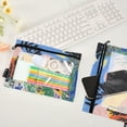 thumbnail image 2 of FORMRS 2 Pack Pencil Pouch for 3 Ring Binder with Clear Window Zipper Case, Colorful Landscape, 2 of 6