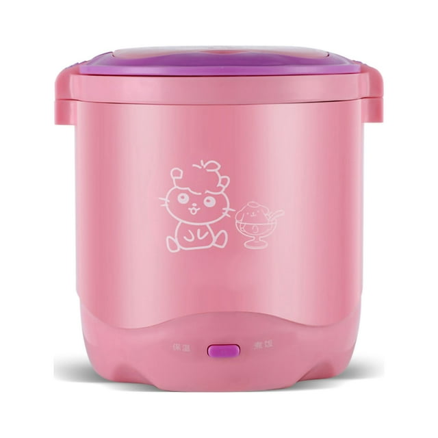 Mini Rice Cooker,1.2L Mini Grain Cooker Small Rice Cooker Travel Rice Cooker Maximized Efficiency