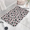 thumbnail image 3 of White Cow Black Spot Pattern Flannel Non Slip Door Rugs,Washable Door Mats Indoor,Decorative Door Mats,Dirt-Resistant and Absorbent Doormat for Entrance,Bedroom,Kitchen,Bathroom,23.5x16in(60x40cm), 3 of 5