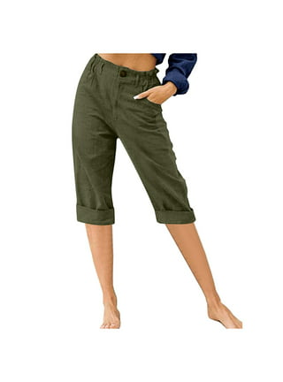 Zodggu Women Ladies Solid Pants Hippie Punk Trousers Streetwear Jogger  Pocket Loose Overalls Long Pants Comfy Dressy Young Girls Love Linen Pants