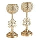 thumbnail image 3 of candelieres de cristal románticos de 2 piezas Regalos de Navidad para , accesorios de decoración para hogar, candeliere para fiestas, Colco candelabro redondo de cristal, 3 of 8