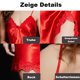 thumbnail image 3 of Diseño con cuello en V Cómodo Camisón de encaje de seda helada para mujer Camisón sexy Ropa de dormir Camisón de encaje con cabestrillo Zhivalor OTTO-222914-6, 3 of 6