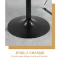 thumbnail image 3 of KKTONER Waterproof Round Pub Table, Black, 3 of 4