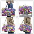 thumbnail image 5 of Garronmavis Quilted Large Duffle Bag for Women, Lightweight Carry On Bag Weekender Overnight Bag Gym Travel Bag with Luggage Sleeve Colorful Hippie Floral, 5 of 7