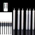 thumbnail image 1 of Velas cónicas LED recargables Datomarry de 25,5 cm, paquete de 6, 1 of 6