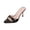 Black, variant on White Womens Comfortable Stiletto Heel Sandals Pointed Toe Open Toe High Heel Pumps Pu Casual Summer Dress 2026