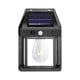 thumbnail image 2 of Lámpara solar de pared con sensor de movimiento - Foco exterior de 600 lúmenes | Construcción ABS impermeable | Alcance de detección de 5 a 8 m | 3 modos de iluminación | Alimentación solar con, 2 of 6
