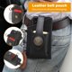 thumbnail image 5 of Riñonera Para Hombre Bolso Riñonera de cuero para hombre, para teléfono móvil resistentes al desgaste para suministros de viaje informales, 5 of 8