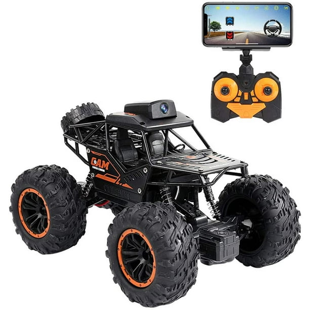 Artesano Embajador Camarada Petmoko Remote Control Car RC Cars with 720P HD FPV WiFi Camera, 2.4Ghz  1/18 Scale Off-Road Remote Control Truck Monster Trucks for Toddlers Kids  Adults, Gift for Boys and Girls Gift for