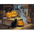 thumbnail image 2 of SUNSOUT INC - Cat o Lantern - 500 pc Jigsaw Puzzle by Artist: Brian Winget - Finished Size 18" x 24" Halloween - MPN# 51101, 2 of 5