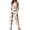 Z25-Beige, variant on XINPING Halloween Overalls for Women, Sleeveless Spaghetti Strap Jumpsuit with Pockets, Ghost Pumpkin Print Wide Leg Baggy Romper, Adjustable Straps Fall Holiday Party Outfit 2026